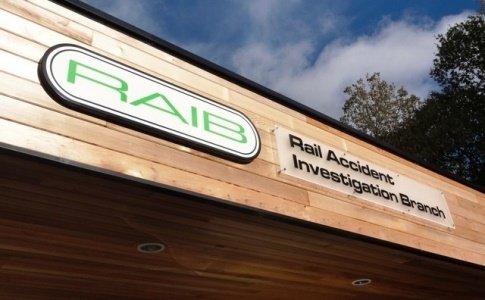 Rail Accident Investigation Branch (RAIB) building signage