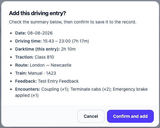 Entries are confirmed before they are committed to the log.